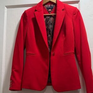 Tommy Hilfiger Red Women's Blazer